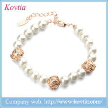 Fake Pearl Bracelet Wholesale, Bulk Custom Bracelet,Oversea High Quality Pearl Bracelet